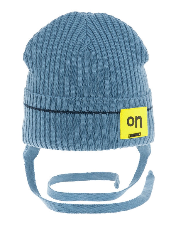 Шапка для мальчика Хоббит-2, Миалт светло-джинсовый, весна-осень - Шапки весна-осень