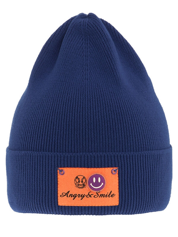 Шапка для мальчика Зумер, Миалт синий, весна-осень - Шапки весна-осень