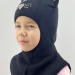 Шлем для девочки Чешира, Миалт черный, зима