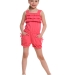 Комбинезон для девочек Mini Maxi, модель 3151, цвет коралловый