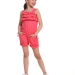 Комбинезон для девочек Mini Maxi, модель 3151, цвет коралловый