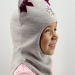 Шапка-шлем для девочки ЛИНЕЙ бежевый меланж