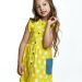 Платье для девочек Mini Maxi, модель 2956, цвет желтый/мультиколор