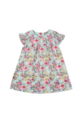 Платье для девочек Mini Maxi, модель 4319, цвет бирюзовый/мультиколор