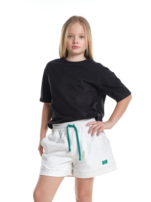 Шорты для девочек Mini Maxi, модель 7629, цвет серый/меланж