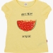 Футболка для девочек Mini Maxi, модель 6525, цвет желтый