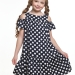 Платье для девочек Mini Maxi, модель 7180, цвет темно-синий/мультиколор