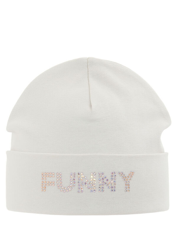 Шапка для девочки Funny, Миалт светло-бежевый, весна-осень-лето - Для девочек весна-осень