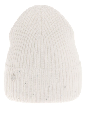 Шапка для девочки Ловушка, Миалт белый, весна-осень