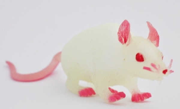 Белая Крыса (светится в темноте) - Летучие мыши и крысы, Big Animal World