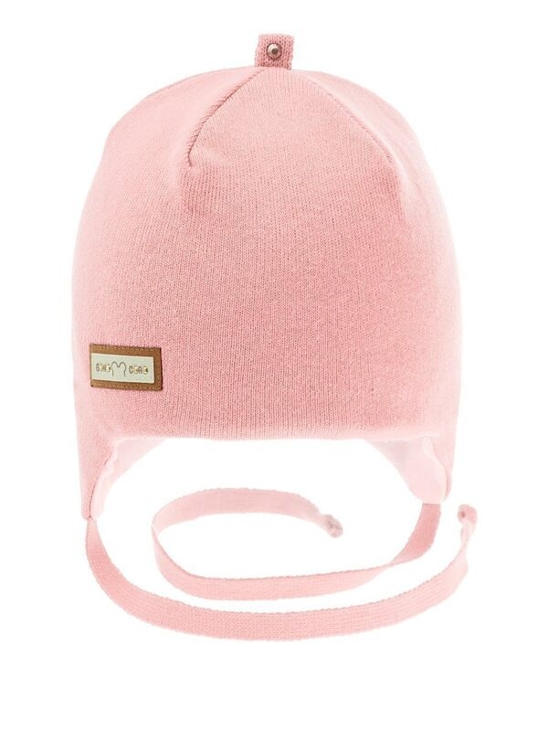Шапка для девочки Фрея, Миалт коралловый, весна-осень - Для девочек весна-осень