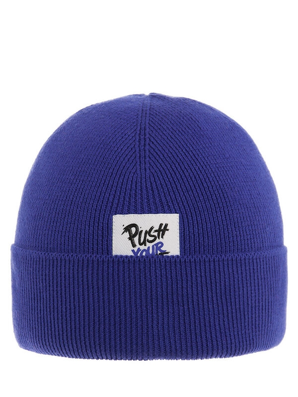 Шапка для мальчика Push, Миалт ярко-джинсовый, весна-осень - Шапки весна-осень