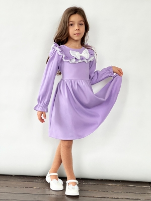 Платье для девочки нарядное БУШОН ST59, цвет сиреневый