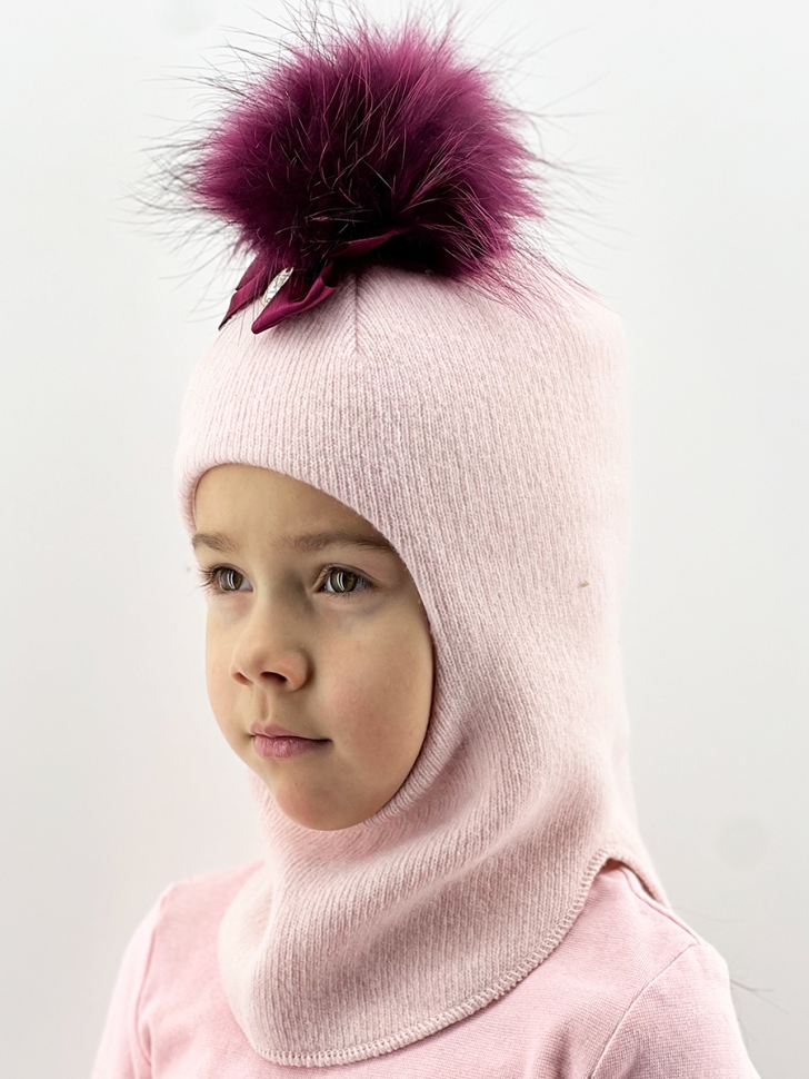Шапка-шлем Конни св.розовый - Шапки-шлемы зима-осень