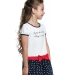 Платье для девочек Mini Maxi, модель 1330, цвет белый/мультиколор