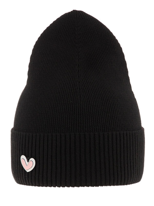 Шапка для девочки Дюна, Миалт черный, весна-осень - Для девочек весна-осень