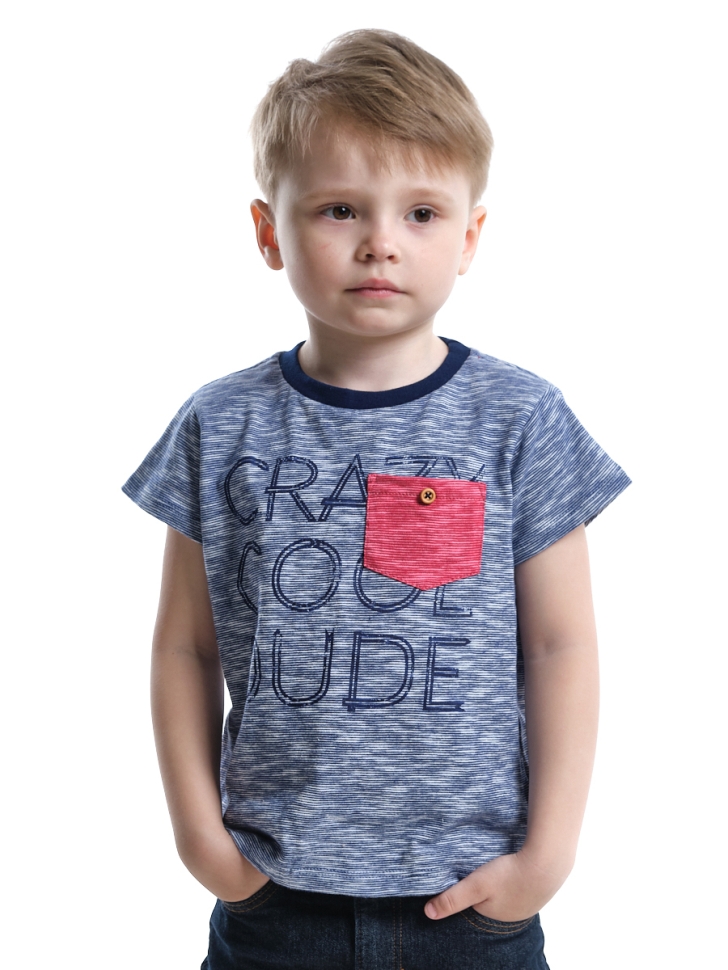 Футболка для мальчиков Mini Maxi, модель 0713, цвет синий - Футболки для мальчиков