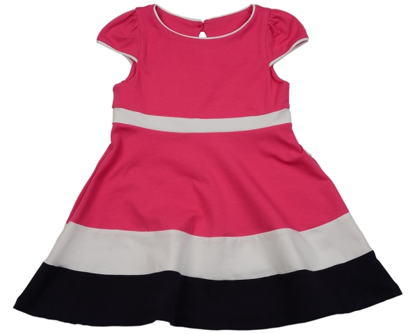 Платье для девочек Mini Maxi, модель 1502, цвет малиновый - Платья для девочек с коротким рукавом