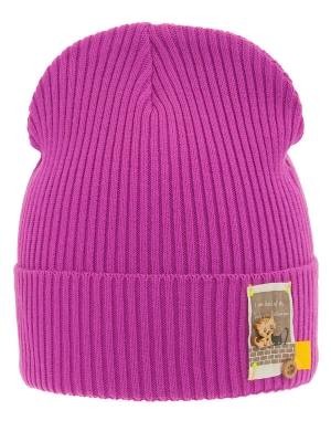 Шапка для девочки Прыгуша, Миалт фуксия, весна-осень
