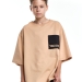 Футболка для мальчиков Mini Maxi, модель 7985, цвет бежевый
