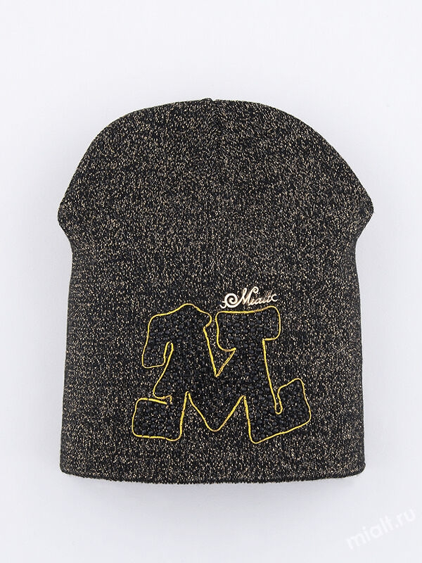 Шапка для девочки Мохито, Миалт черный, весна-осень - Для девочек весна-осень