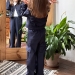Костюм для девочки пиждак и брюки БУШОН SK 8030 т-синий БУШОН SK8030, цвет темно-синий
