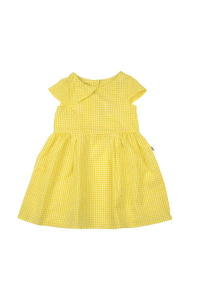 Платье для девочек Mini Maxi, модель 6448, цвет желтый/мультиколор - Платья для девочек с коротким рукавом