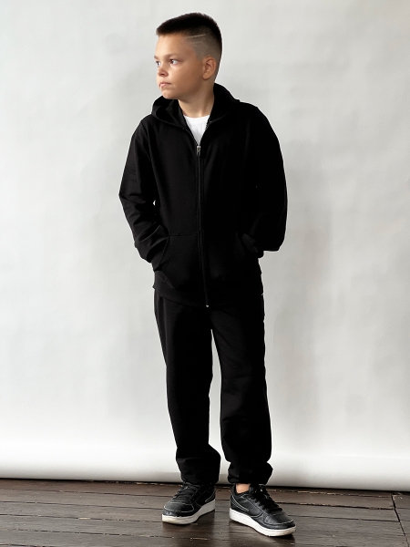 Спортивный костюм для мальчика БУШОН SP20, цвет черный - Костюмы спортивные