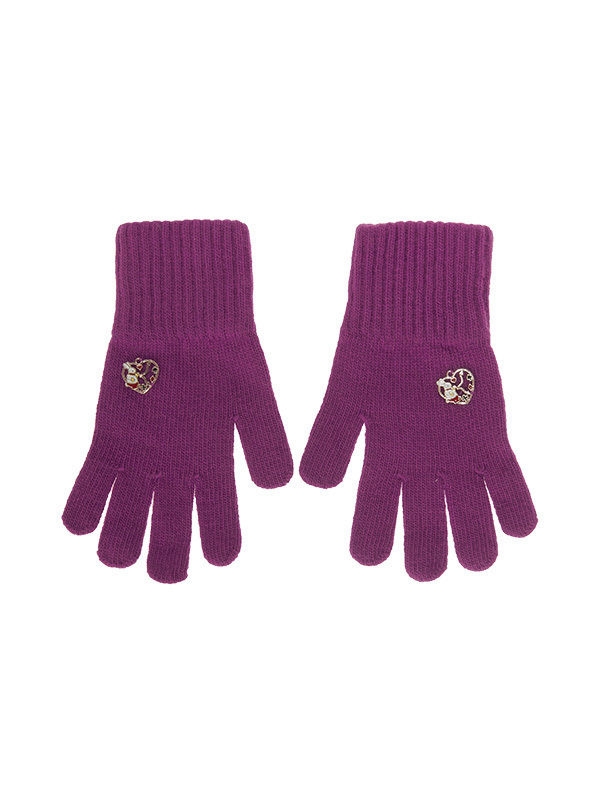 Перчатки для девочки Кролик, Миалт фуксия - Перчатки