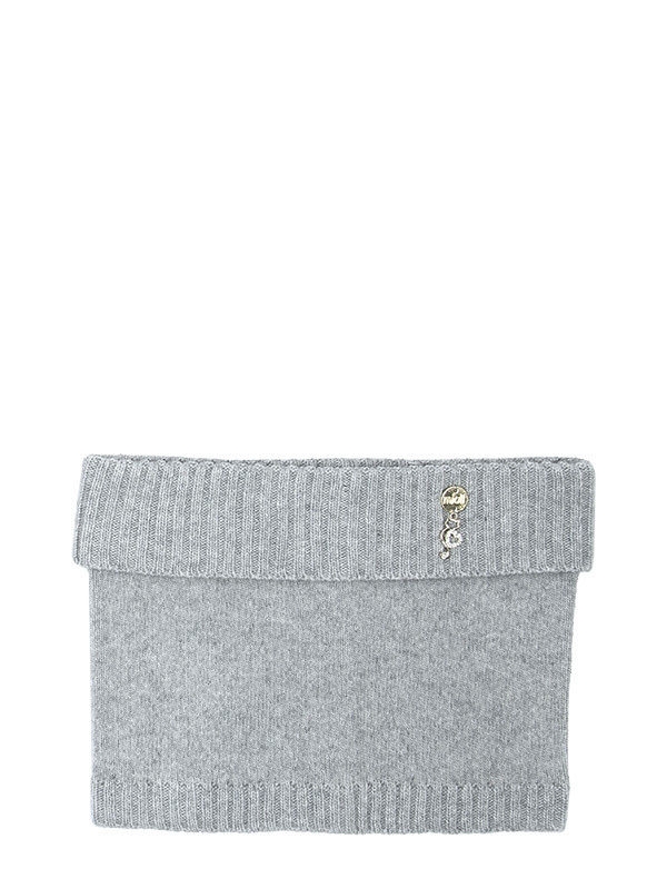 Шарф-труба Маска, Mialt светло-серый, зима-весна-осень - Шарф-снуд