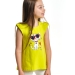 Футболка для девочек Mini Maxi, модель 1745, цвет желтый