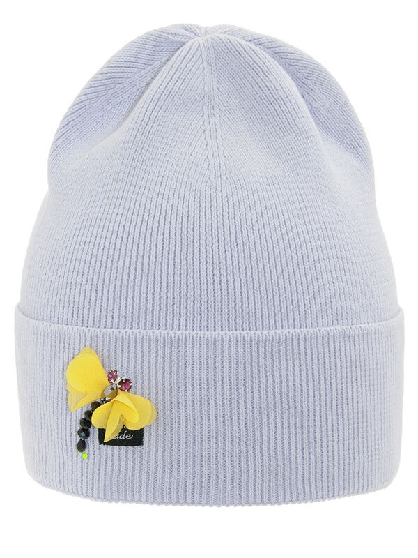 Шапка для девочки Суфле, Миалт бледно-сиреневый, весна-осень - Для девочек весна-осень