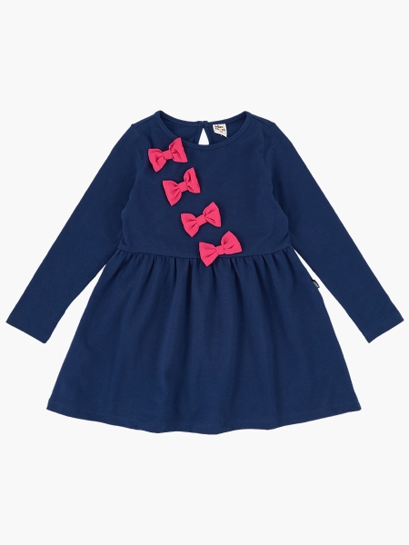 Платье для девочек Mini Maxi, модель 3892, цвет синий - Платья для девочек с длинным рукавом