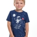 Футболка для мальчиков Mini Maxi, модель 0787, цвет синий