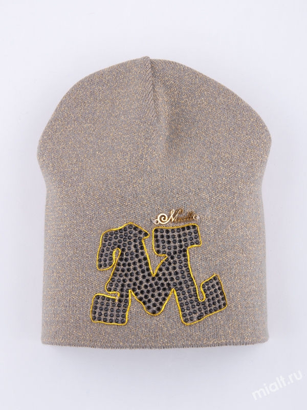 Шапка для девочки Мохито, Миалт темно-бежевый, весна-осень - Для девочек весна-осень