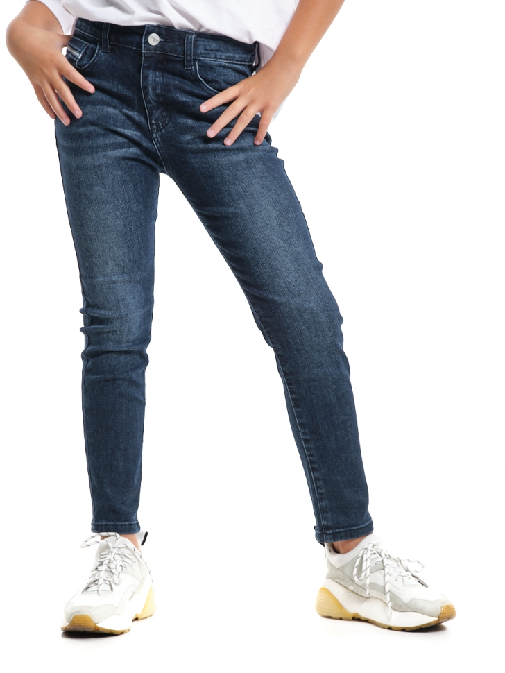 Джинсы для девочек Mini Maxi, модель 331075, цвет синий - Джинсы для девочек