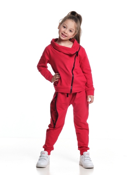 Спортивный костюм для девочек Mini Maxi, модель 7306, цвет красный - Костюмы спортивные