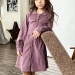 Платье для девочки школьное БУШОН ST73, цвет слива