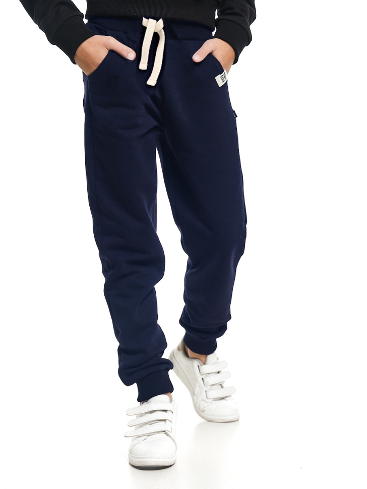 Брюки для мальчиков Mini Maxi, модель 7615, цвет синий - Брюки спортивные (джогеры)