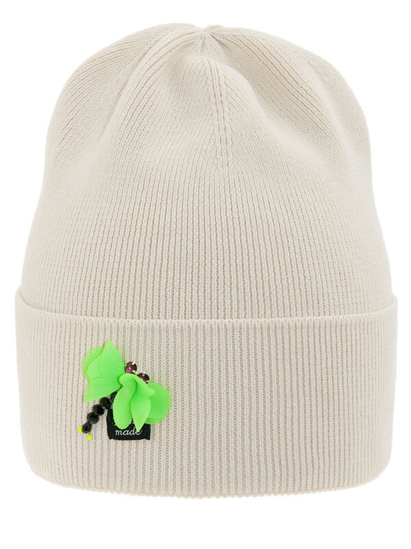 Шапка для девочки Суфле, Миалт светло-бежевый, весна-осень - Для девочек весна-осень