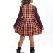 Платье для девочек Mini Maxi, модель 3891, цвет оранжевый/клетка