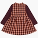 Платье для девочек Mini Maxi, модель 3891, цвет оранжевый/клетка
