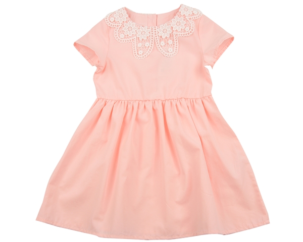 Платье для девочек Mini Maxi, модель 6285, цвет розовый - Платья для девочек с коротким рукавом