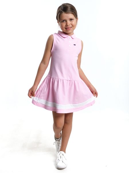 Платье для девочек Mini Maxi, модель 7883, цвет розовый - Платья для девочек с коротким рукавом