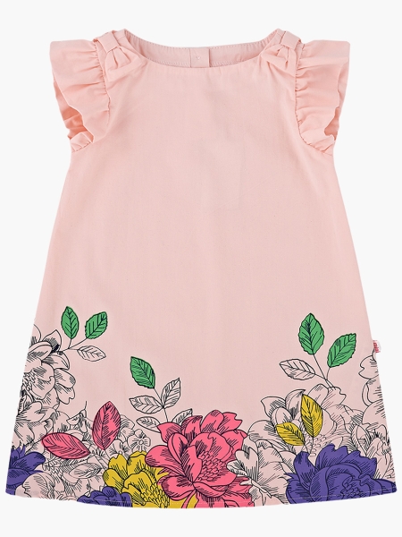 Платье для девочек Mini Maxi, модель 6393, цвет розовый - Платья для девочек с коротким рукавом