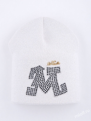 Шапка для девочки Мохито, Миалт белый, весна-осень