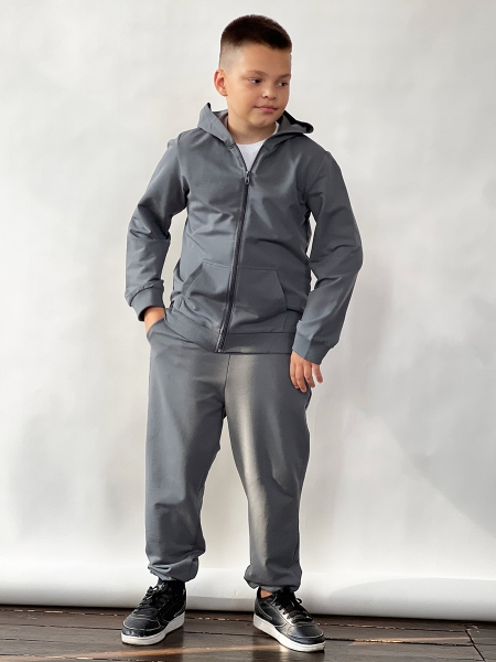 Спортивный костюм для мальчика БУШОН SP20, цвет серый - Костюмы спортивные