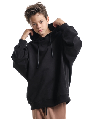 Худи для мальчиков Mini Maxi, модель 8034, цвет черный