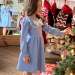 Платье для девочки нарядное БУШОН ST59, цвет голубой