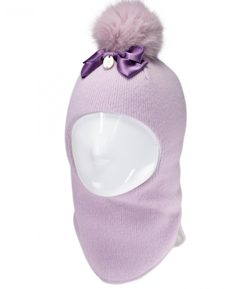 Шапка-шлем Конни сирень - Шапки-шлемы зима-осень
